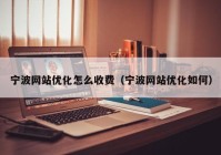 宁波网站优化怎么收费（宁波网站优化如何）